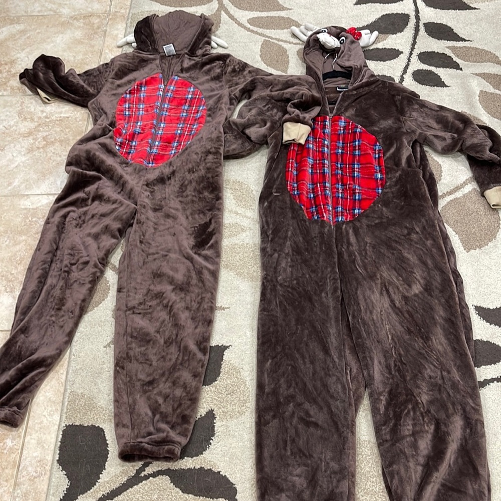 Reindeer onesie outfits